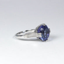 18ct White Gold 7.91ct Tanzanite Dress Ring