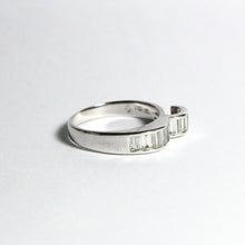 18ct White Gold Baguette Diamond Band