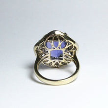18ct White Gold 8.14ct Tanzanite and Diamond Dress Ring