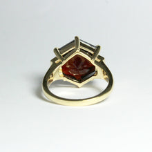 18ct Yellow Gold 10.86ct Garnet and Diamond Dress Ring
