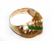 9ct Gold Jadeite Ring