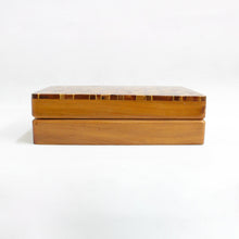 Parquet Rectangular Cedar Jewellery Box