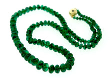 Natural Beaded Colombian Emerald Strand