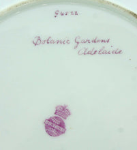 Early Minton Hand-painted Porcelain Plate "Botanic Gardens, Adelaide"