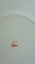 Two Royal Crown Derby England Porcelain Wall Plate Floral