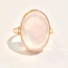 9ct Rose Gold 15ct Rose Quartz Ring