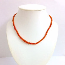 Edwardian Era Natural Mediterranean Salmon Coral Necklace