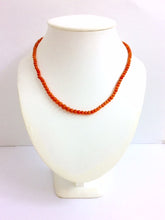 Edwardian Era Natural Mediterranean Salmon Coral Necklace