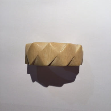 Ivory Geometric Cut Cuff