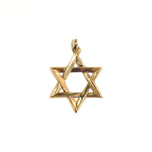 14ct Yellow Gold Star of David Pendant