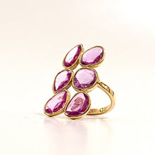 18ct Yellow Gold Pink Sapphire Ring