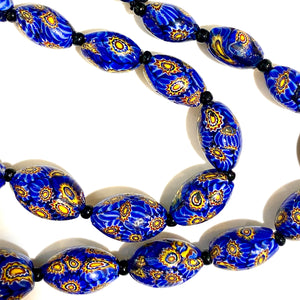 Millefiori Beaded Necklace
