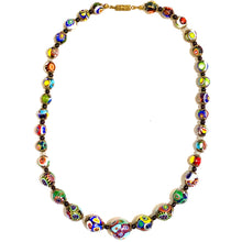 Millefiori Glass Beaded Necklace