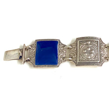 French Blue Enamel Bracelet
