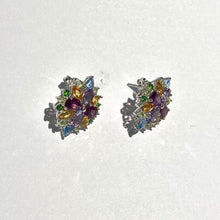 Assorted Semi-Precious Gemstone Cluster Earrings