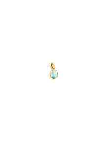 14ct Gold Aquamarine Pendant