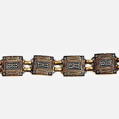Vintage 1930s Shakudo Brass bracelet