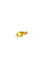 Sterling Silver Pear Shaped Citrine Pendant