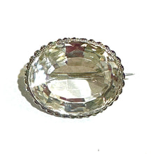 40ct Antique Rock Crystal Brooch
