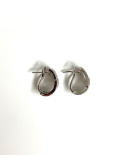18ct White Gold and Diamond Drop Earrings