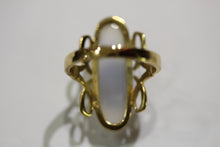 9ct Gold Natural Moonstone Ring