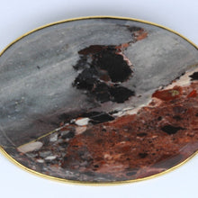 Vintage 9ct Yellow Gold Agate Brooch
