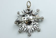 Diamond Starburst Brooch