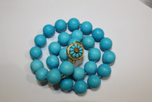 Natural Turquoise Necklace with 14ct Gold Clasp