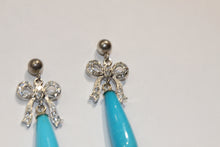 Sleeping Beauty Turquoise Earrings
