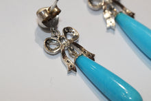 Sleeping Beauty Turquoise Earrings