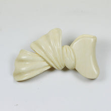 Hand Carved Antique Ivory Neck Scarf Brooch