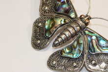 Sterling Silver Paua Shell Butterfly Brooch
