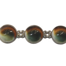 Sterling Silver Operculum "Cat's Eye" Bracelet