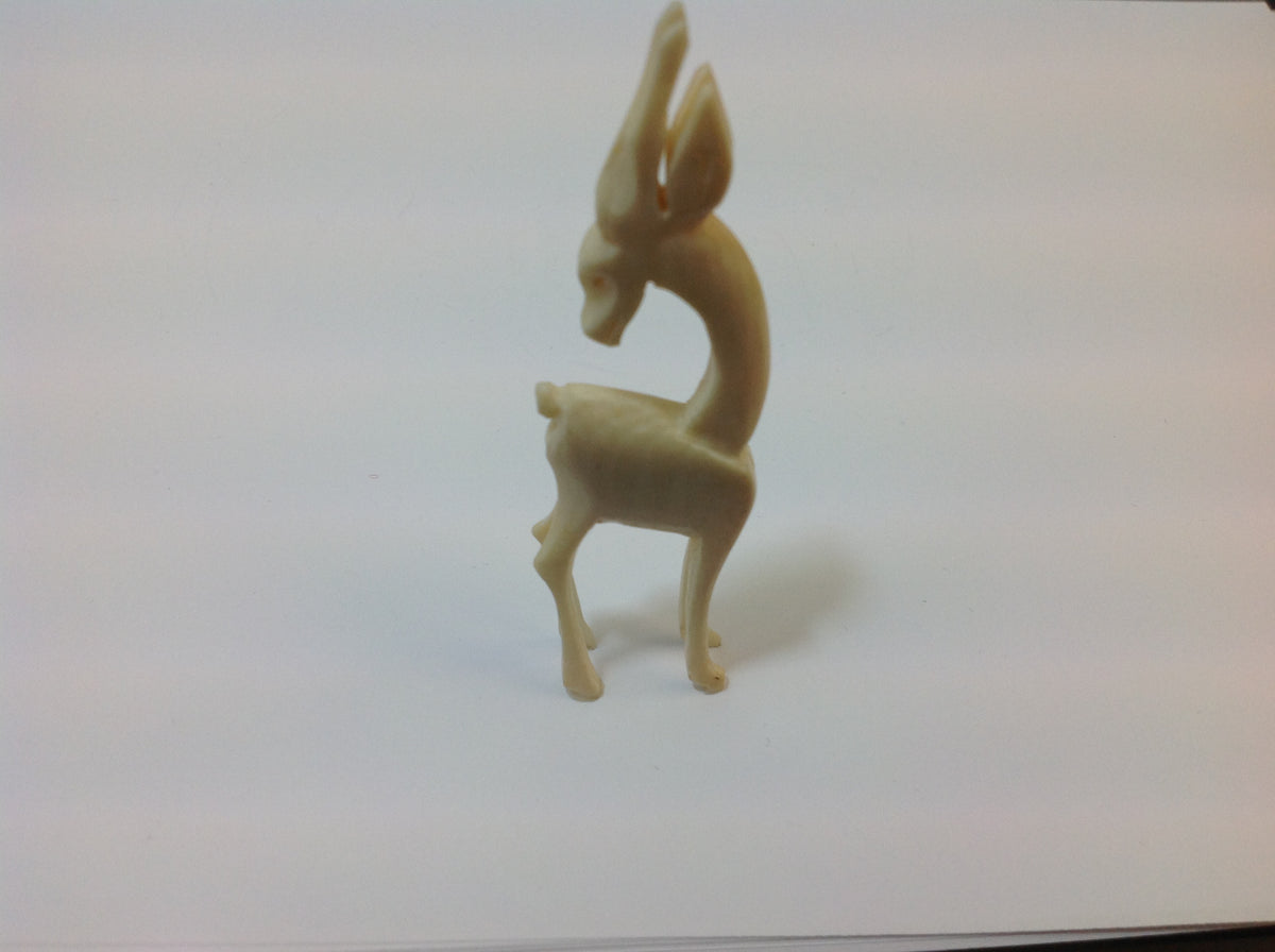 Vintage Hand Carved Ivory Gazelle Tresors Sydney