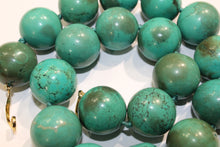 Natural Turquoise Beaded Necklace