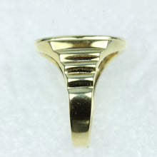 Mother of Pearl Gold Plated Sterling Silver Ring