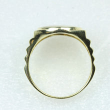 Mother of Pearl Gold Plated Sterling Silver Ring