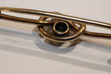 Vintage 9ct Yellow Gold Turquoise Pin