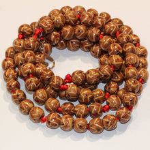 Vintage Engraved Wood Necklace
