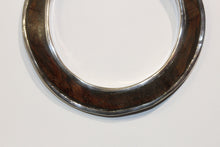 Vintage Sterling Silver Wood Bracelet