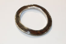 Vintage Sterling Silver Wood Bracelet