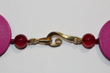 Pink Wood Necklace