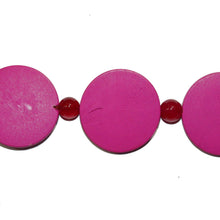 Pink Wood Necklace