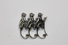 Sterling Silver Three Wise Monkey Pendant