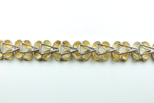 Sterling Silver Citrine Clover Bracelet
