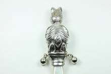 Sterling Silver Mother Of Pearl Rabbit Rattle