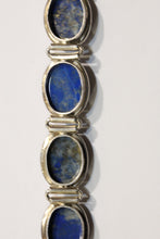 Lapis Lazuli Silver Bracelet