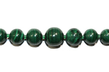 Antique Malachite and Green Glass Necklace