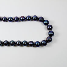 Black Tahitian 8mm Pearl Beaded Necklace