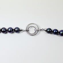 Black Tahitian 8mm Pearl Beaded Necklace